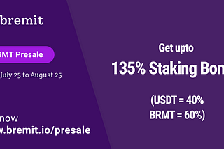 BRMT Presale offers passive income with staking benefits.