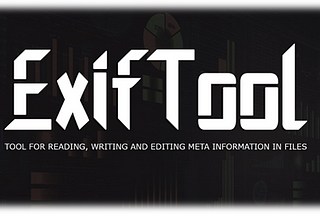 ExifTool : A Meta-Data Extractor