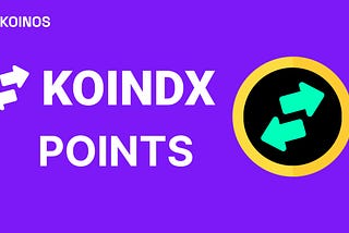 Announcing KoinDX POINTS