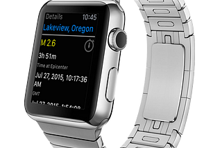 Learning As We Go: The Evolution of the QuakeInfo App on Apple Watch