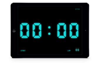 Just a big numbers stopwatch is now on AppStore