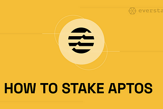 How to stake Aptos