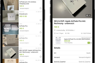 eBay Kleinanzeigen: a mini UX case study