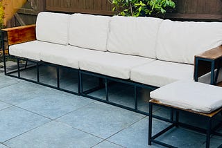 How to Up-cycling outdoor seat cont.