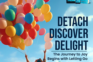 DETACH, DISCOVER, DELIGHT: The Journey to Joy Begins with Letting Go.