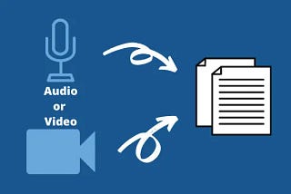 Audio or Video to Text Convertion