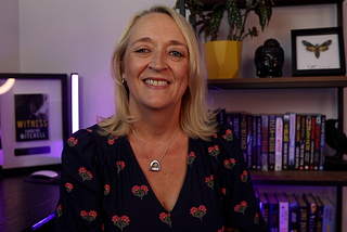 How I gave up my job to write full time…author Caroline Mitchell smiling