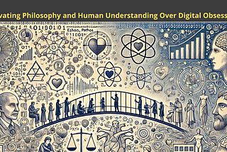 Elevating Philosophy and Human Understanding Over Digital Obsession