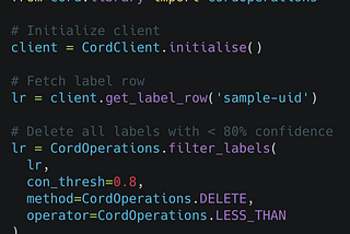 Label I/O should be as simple as calling a function