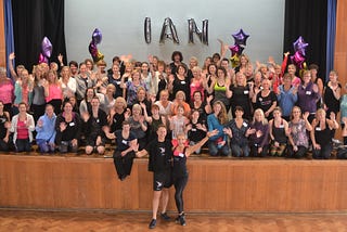 Fitness dancers receive master class from veteran Strictly star