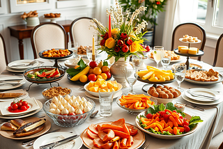 Planning a menu for any function is a crucial aspect of event planning.