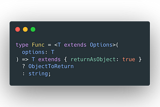 Conditional Return Type for Function Overloading in TypeScript