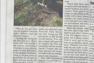 Local Print Campaign fails Expectations