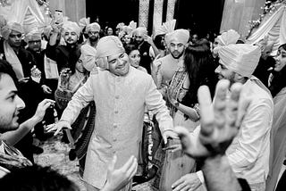 Magic of Black and White Candid Wedding Photography