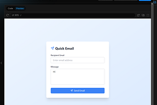 Sending email from Bolt.new using EmailJS