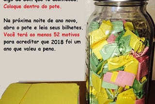 52 motivos para sorrir em 2018