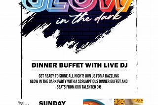 Glow Party at Triton!🔊✨🍲