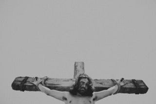 The crucified God.
