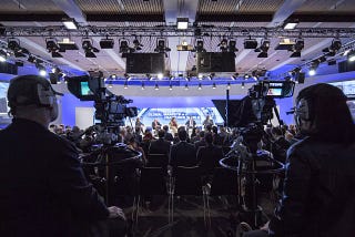 My contribution — World Economic Forum, currently underway in Davos.