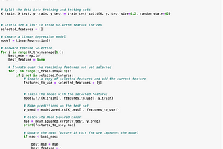 FEATURE SELECTION IN SUPERVISED LEARNING- PART 2