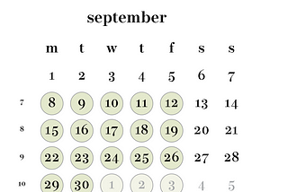 Adobe InDesign: Calendars With Circles Behind Numbers