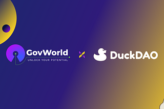GovWorld x DuckDAO: Strategic Partnership Announcement