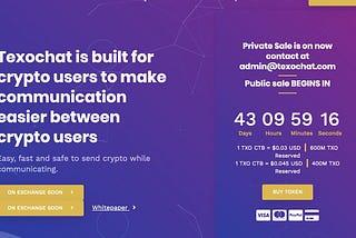 The incoming of new informing messaging cryptographic application — TEXOCHAT