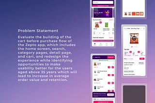Improving the shopping experience of Zepto: a UX case study