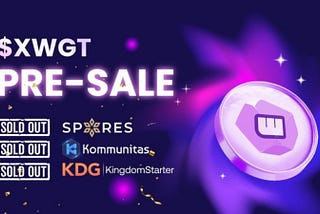 $XWGT Presale Completed: We Succeeded Together!