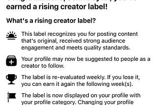 🎉 Facebook recognized me again as a top rising creator this week!