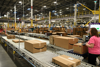 Amazon’s logistics strategy in response to rising in demand