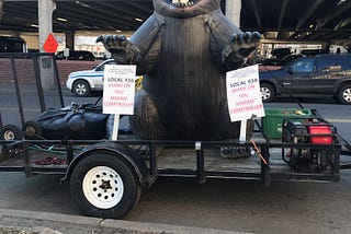 “Pay Our Workers!” — Mount Vernon Forward Coalition Stands With Teamsters Local 456