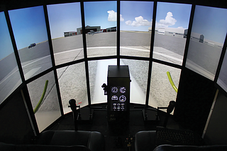 Simulator for helicotper.