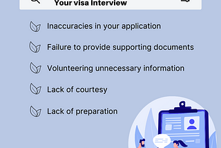 Top 5 Mistakes to Avoid During Your Visa Interview