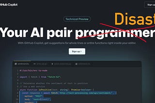 Github Copilot, the AI we don’t want