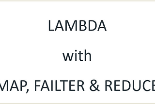 Unlock Python’s Powerful Function: Lambda Functions with Map(), Filter(), and Reduce()