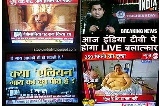 Indian Television Journalism : About time to shift from Sensationalism to Professionalism.