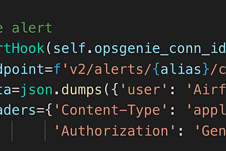 Airflow and automated OpsGenie alerts