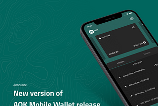 New version of AOK Mobile Wallet