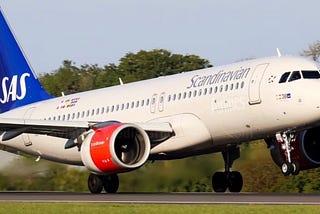 Scandinavian Airlines, Airbus, A320, A320NEO SKU N/A