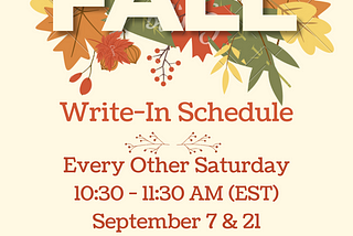 GFC & Refresh Fall 2024 Write-In Season is in Full Swing!