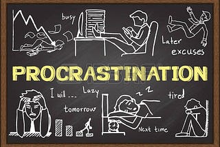 Procrastination — why, when and overcoming