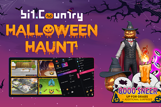 🎃Bit.Country Halloween Haunt 👻!!! 🕷️ Dive in, Decorate, Support & Win🦇