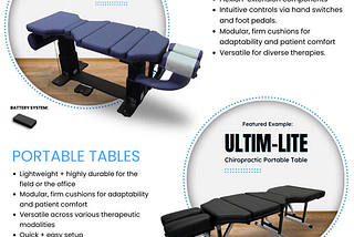 Buy Used Portable Chiropractic Tables at Discounted Prices