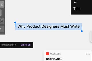 Why Product Designers Must Write