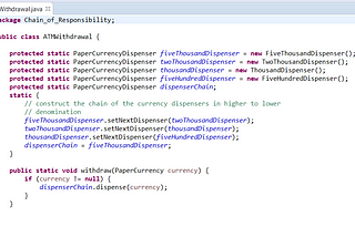 Chain of Responsibility Design Pattern