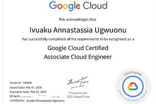 Hard work pays off 💪
I’m happy to announce that I’ve passed the Google Associate Cloud Engineer…