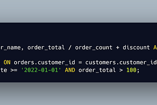 Execution Precedence in SQL