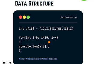 Array: A Well Known Data Structure