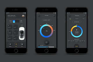 Case study: Designing an electric car control app
